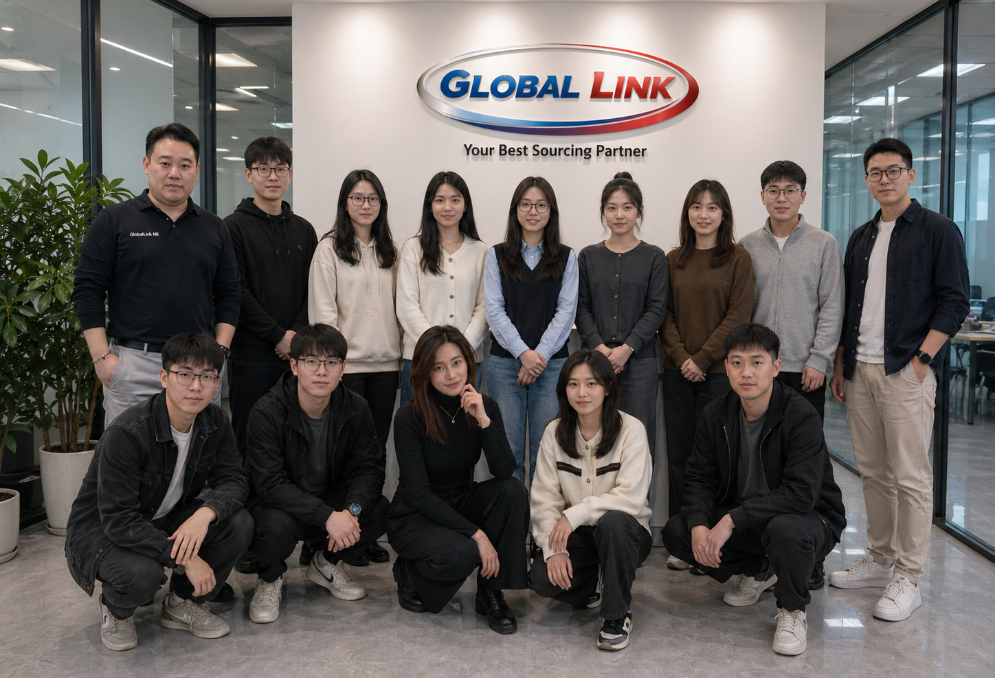 Global Link sourcing team in China