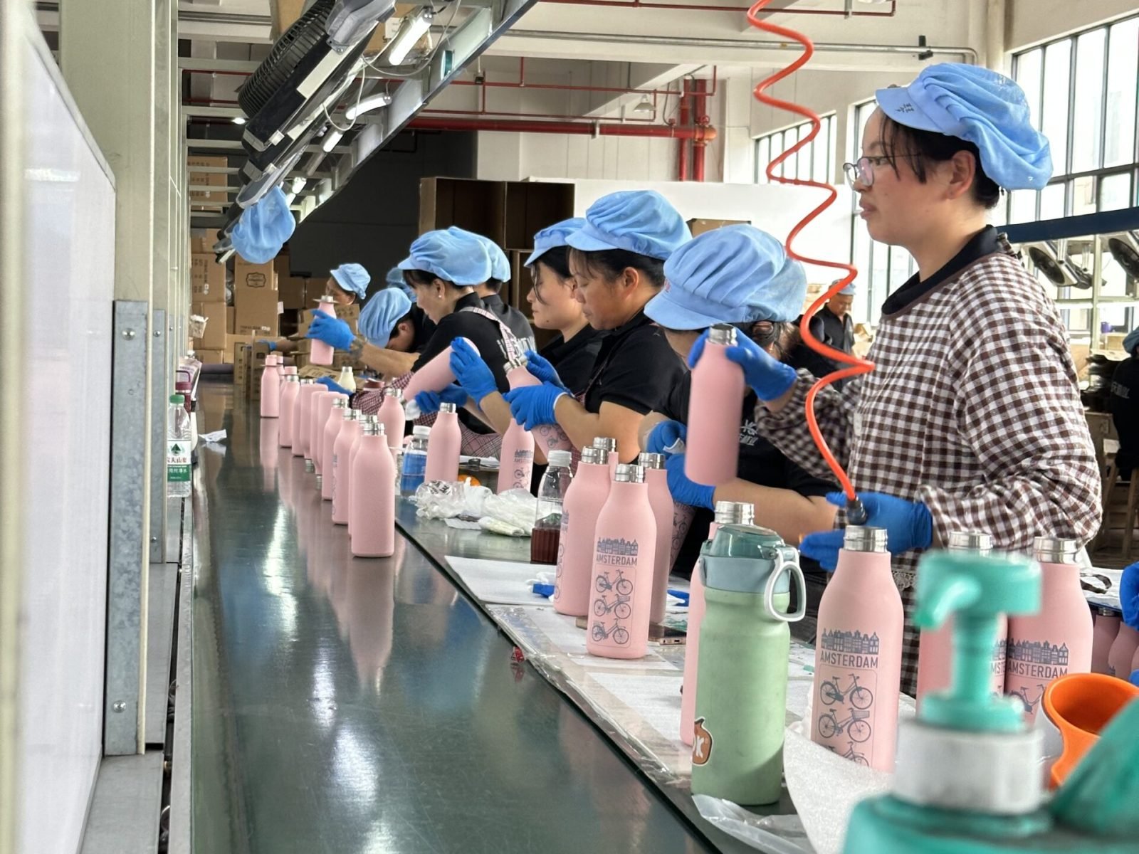 quality control inspection in Chinese factory