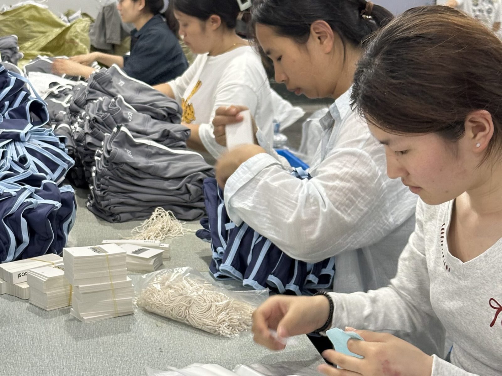 quality control inspection in Chinese factory